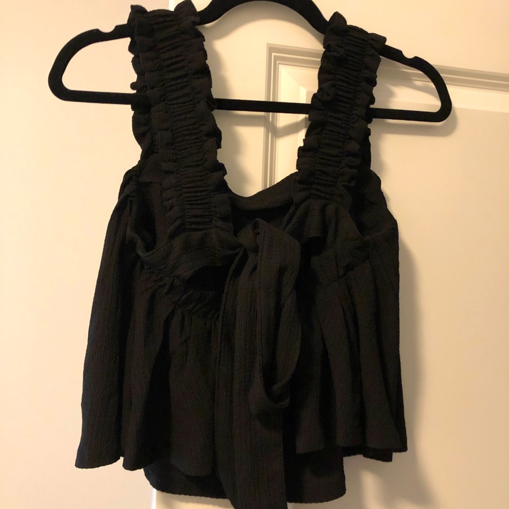 H&M Flared Tie-Back Top sz XS